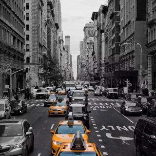 Yellow taxi wallpaper