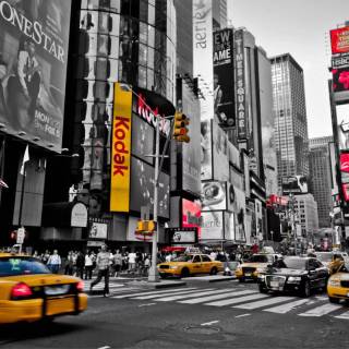 Yellow taxi wallpaper