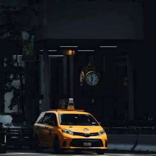 Yellow taxi wallpaper