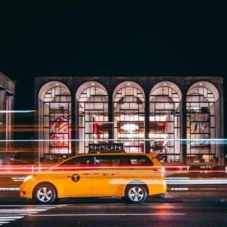 Yellow taxi wallpaper