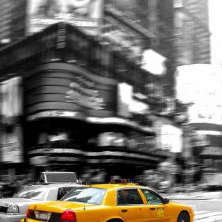 Yellow taxi wallpaper