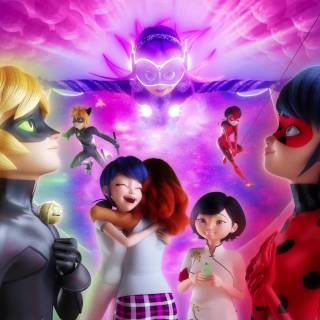 Miraculous World: Paris Tales of Shadybug and Claw Noir wallpaper