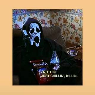 Ghostface aesthetic wallpaper