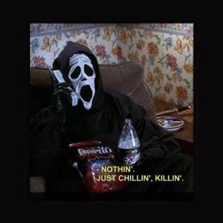 Ghostface aesthetic wallpaper