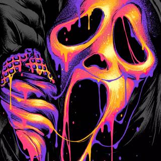 Ghostface aesthetic wallpaper