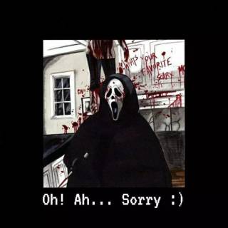 Ghostface aesthetic wallpaper