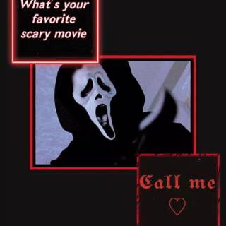 Ghostface aesthetic wallpaper