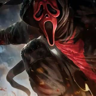 Ghostface aesthetic wallpaper