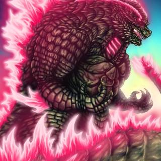 Godzilla evolved wallpaper