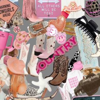 Cowgirl preppy wallpaper