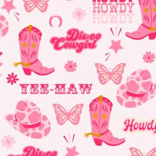 Cowgirl preppy wallpaper
