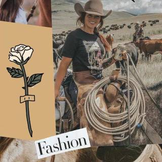 Cowgirl preppy wallpaper