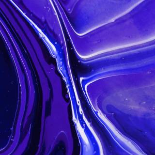 Abstract liquid blue wallpaper
