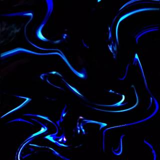 Abstract liquid blue wallpaper