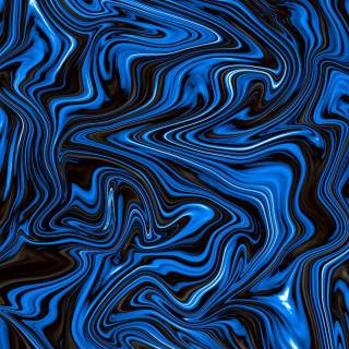Abstract liquid blue wallpaper