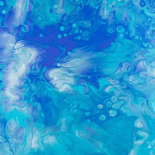 Abstract liquid blue wallpaper