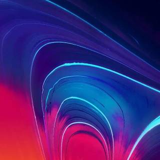 Abstract liquid blue wallpaper