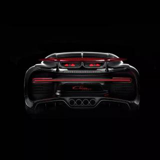 Bugatti Chiron rear wallpaper