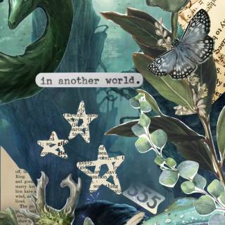 Dragon collage wallpaper