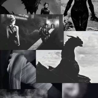 Dragon collage wallpaper