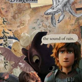 Dragon collage wallpaper