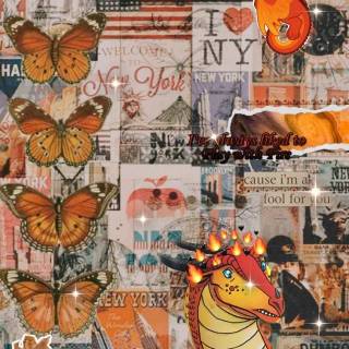 Dragon collage wallpaper