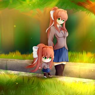 DDLC desktop 4k wallpaper