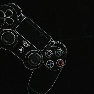 Black grunge PS4 wallpaper