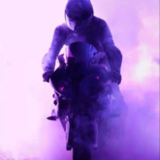 Purple bike wallpaper