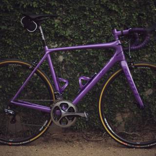 Purple bike wallpaper