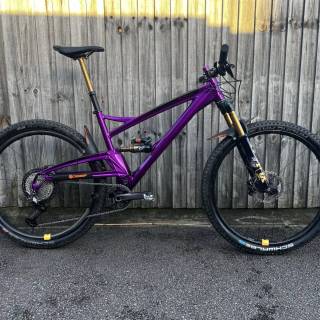 Purple bike wallpaper