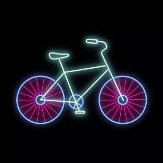 Purple bike wallpaper