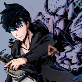 Solo Leveling dual monitor wallpaper