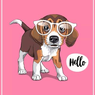 Cute Beagles wallpaper