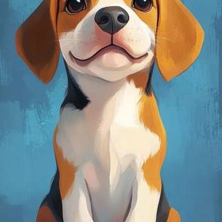 Cute Beagles wallpaper