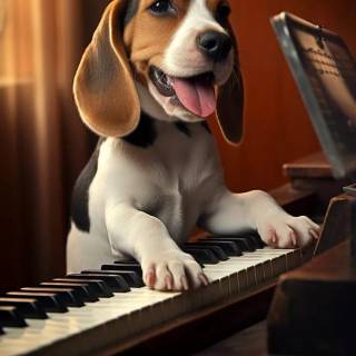 Cute Beagles wallpaper