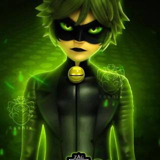 Miraculous World: Paris Tales of Shadybug and Claw Noir wallpaper