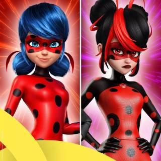 Miraculous World: Paris Tales of Shadybug and Claw Noir wallpaper