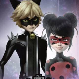 Miraculous World: Paris Tales of Shadybug and Claw Noir wallpaper
