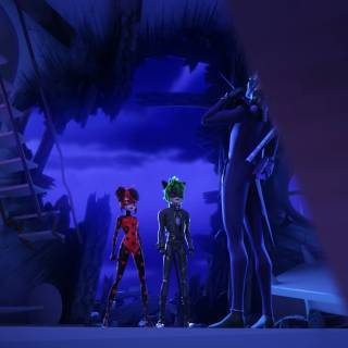 Miraculous World: Paris Tales of Shadybug and Claw Noir wallpaper