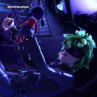 Miraculous World: Paris Tales of Shadybug and Claw Noir wallpaper