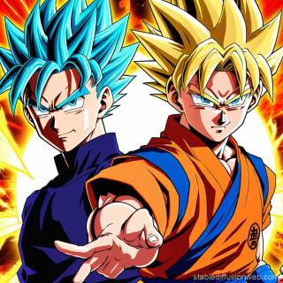 Goku and Gojo wallpaper