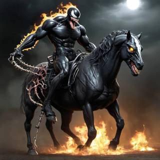 Venom horse wallpaper