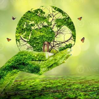 Clean green wallpaper