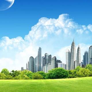 Clean green wallpaper