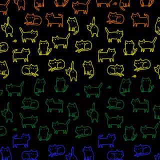 Gay cats wallpaper