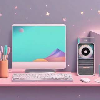 Aesthetic tech wallpaper