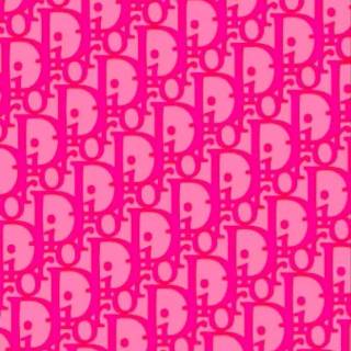 Dior pink wallpaper