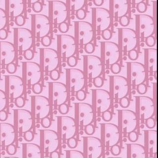 Dior pink wallpaper