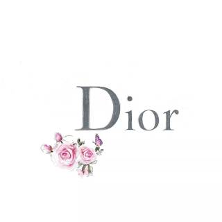 Dior pink wallpaper